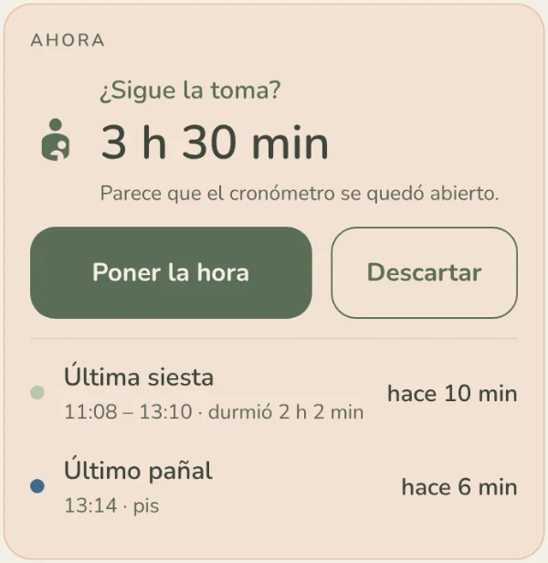 En MelonApp: terminar la toma a otra hora.